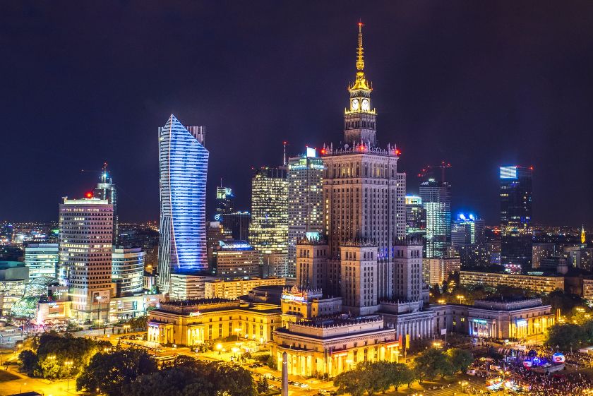 Varsovie (Pologne) - 5 petits paradis européens pour salariés en télétravail et nomades digitaux